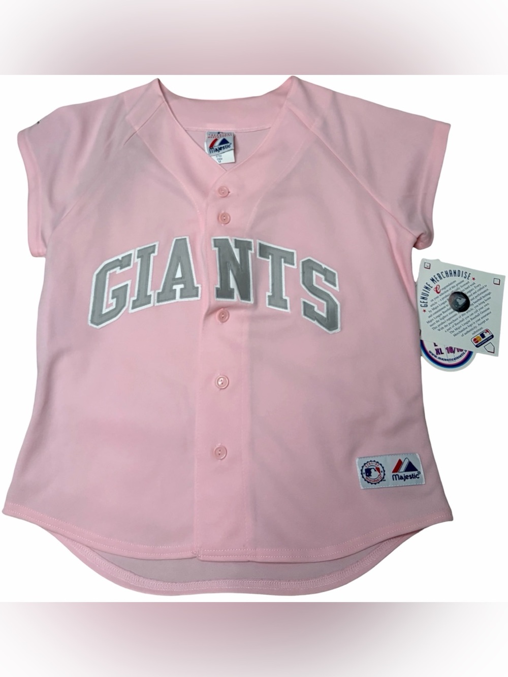 🌸NWT Vintage Pink Majestic SF Giants Authentic Womens
Jersey size Medium